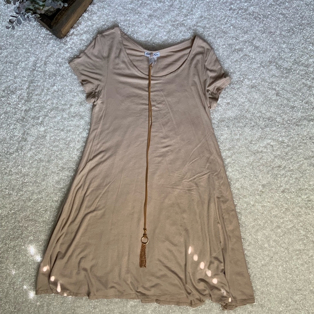 4/$25 Urban Rose Tan Dress
